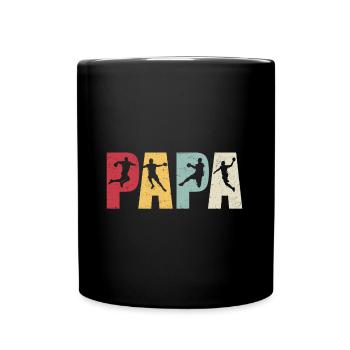 Dad Handball Player Father Handball Player Handball - Full Colour Mug - black - Front