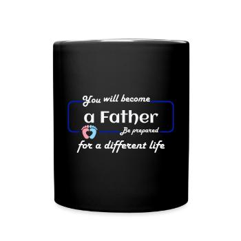 Tu seras un père - Mug uni - noir - Devant