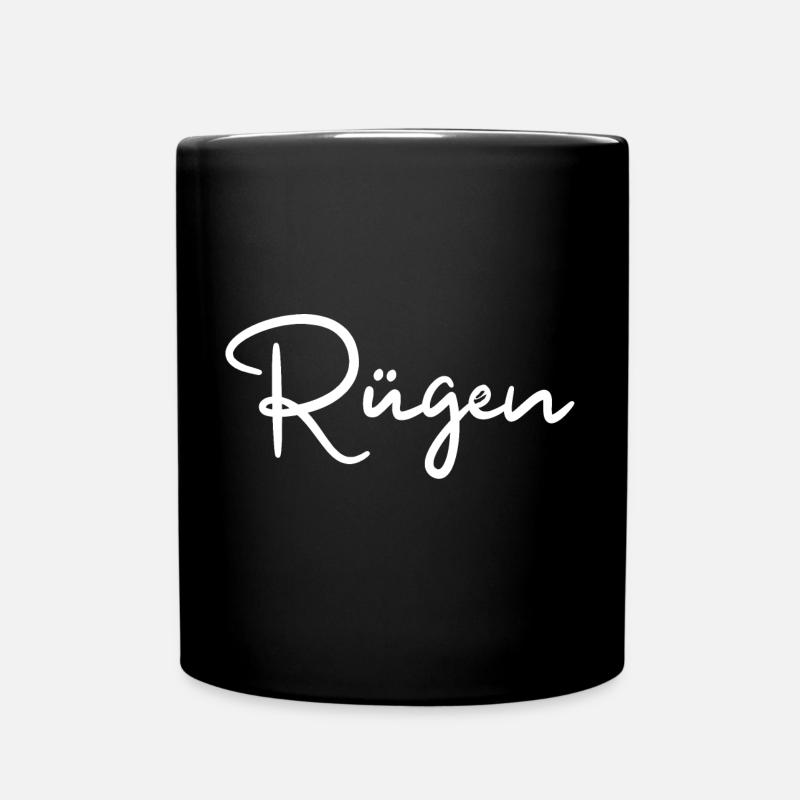 Rügen Ostsee Insel - Tasse einfarbig - Schwarz
