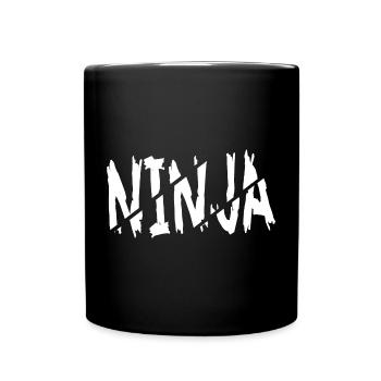 Ninja - Mug uni - noir - Devant