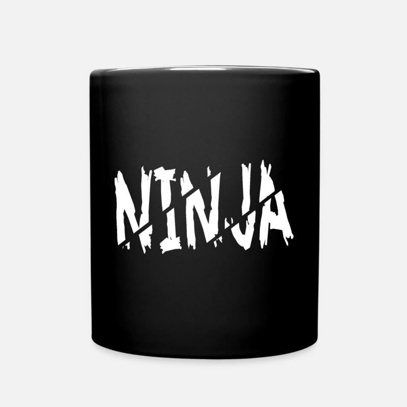 Ninja - Full Colour Mug - black