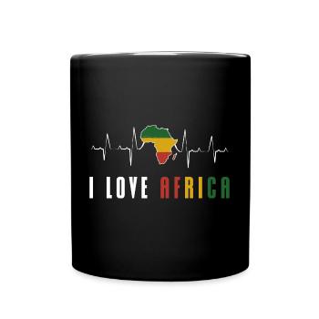 Safari Conservation Adventure African - Full Colour Mug - black - Front