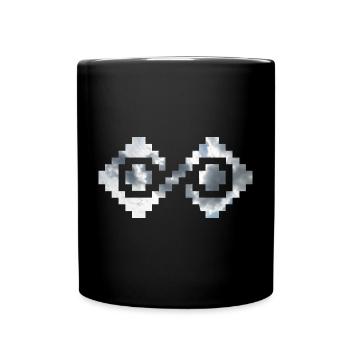 Eternal sky - Traditional Romanian folk art - Full Colour Mug - black - Front