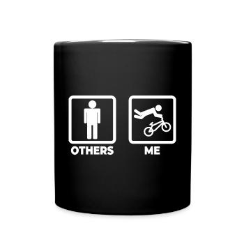 BMX Routine - Mug uni - noir - Devant