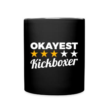 Kickboxeur moyen - Mug uni - noir - Devant