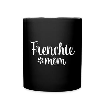 Chien Bouledogue Français - Mug uni - noir - Devant
