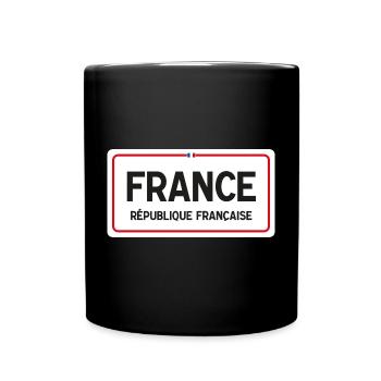 France country board - Full Colour Mug - black - Front