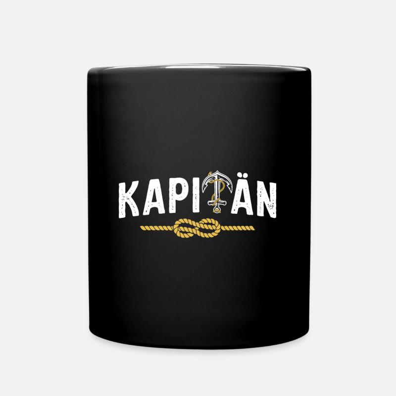Kapitän - Tasse einfarbig - Schwarz