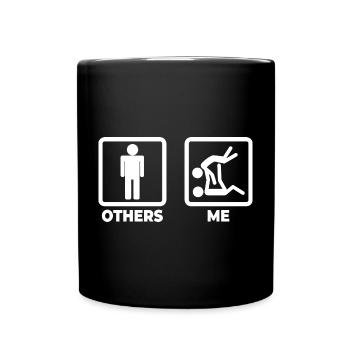 Funny judoka - Full Colour Mug - black - Front