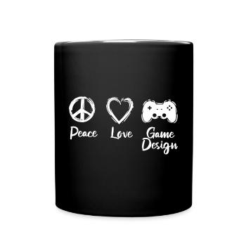 Game Development Motivation - Full Colour Mug - black - Front