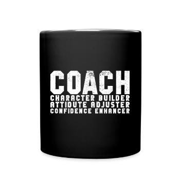 Coach Character Builder Attitude - Tasse einfarbig - Schwarz - Vorne
