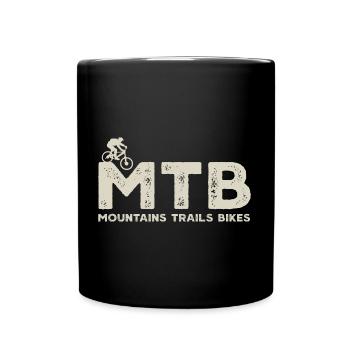 VTT VTT Downhill VTT - Mug uni - noir - Devant