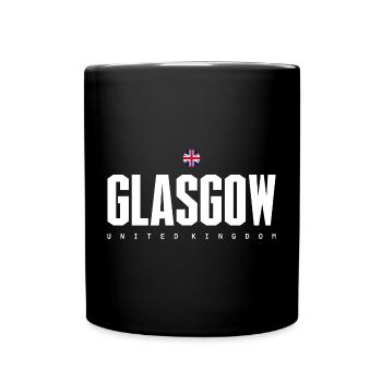Glasgow - Mug uni - noir - Devant