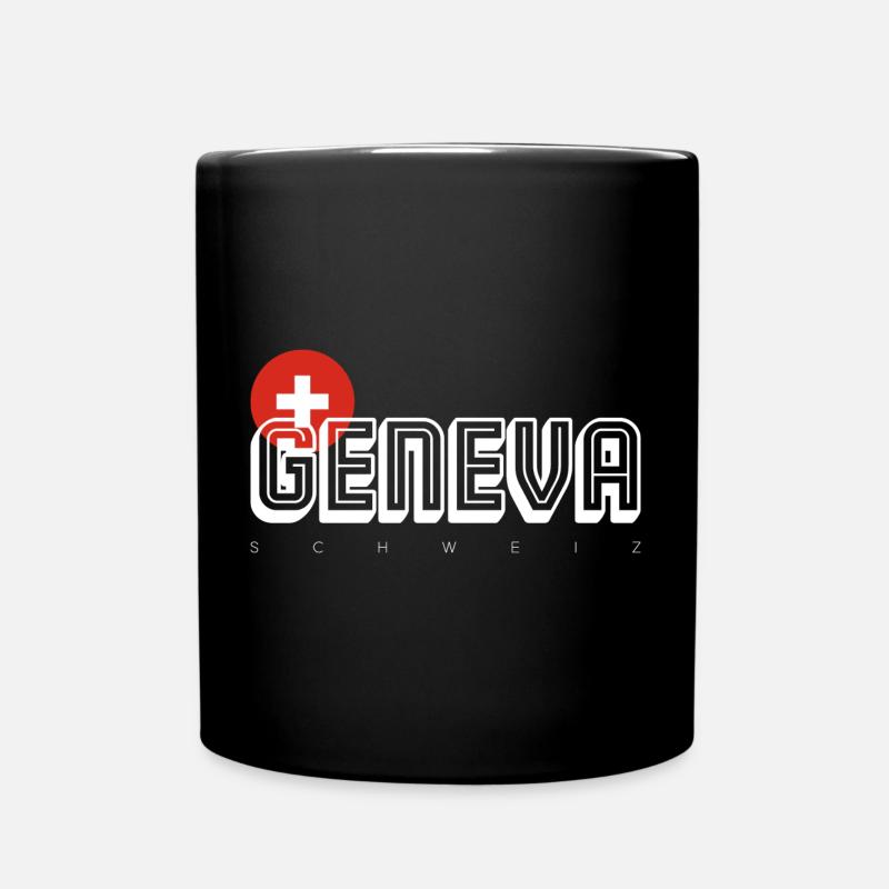 Geneva - Full Colour Mug - black