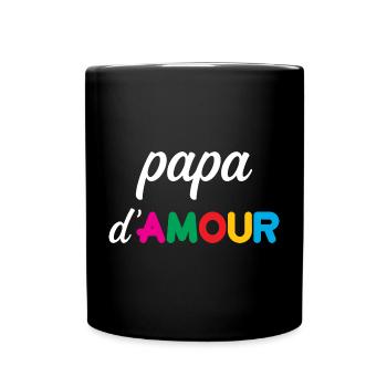 Love Daddy - Father's Day - Full Colour Mug - black - Front
