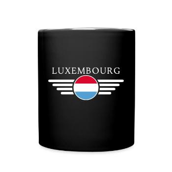T-shirt luxembourgeois : diversité, histoire, charme - Mug uni - noir - Devant