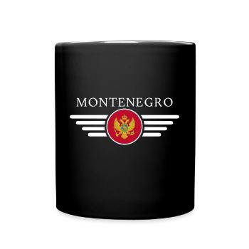 Montenegro: Naturschönheiten, Adria, Geschichte - Tasse einfarbig - Schwarz - Vorne
