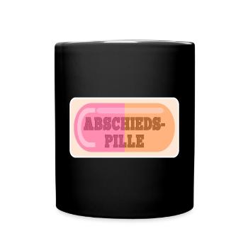 ABSCHIEDSPILLE ABSCHIED - Tasse einfarbig - Schwarz - Vorne