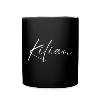 T-shirt avec le nom Kilian cadeau pour hommes - Mug uni - noir - Devant