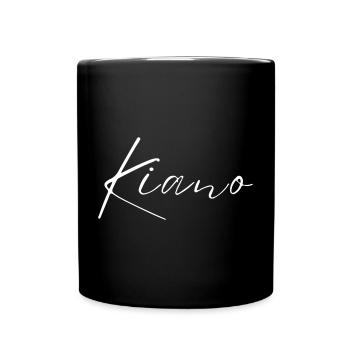 Kiano Name T-Shirt Gift for Men - Full Colour Mug - black - Front