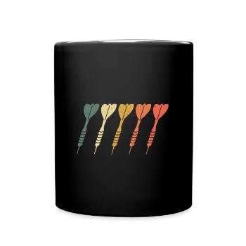 T-shirt Fléchettes rétro Fléchettes - Mug uni - noir - Devant