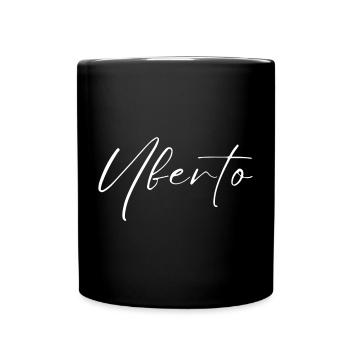 Uberto Name T-Shirt Gift for Men - Full Colour Mug - black - Front