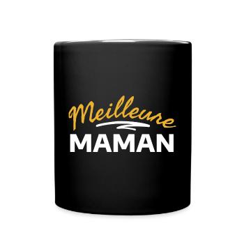 Vividly Colored Maternal Expression Design - Full Colour Mug - black - Front