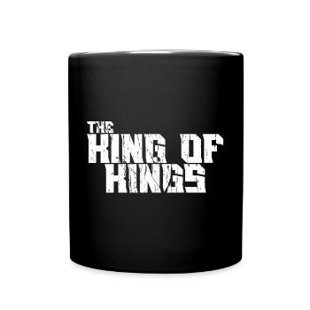 King of Kings of Kings imposing typography - Full Colour Mug - black - Front