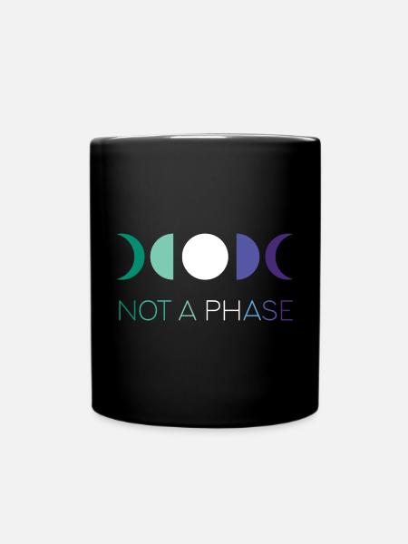 LGBTQ Pride Month - Keine Phase - Schwule - Tasse einfarbig - Schwarz