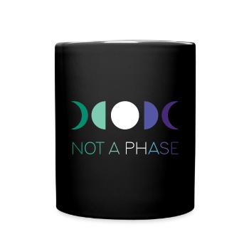 LGBTQ Pride Month - Not a Phase - Gays - Full Colour Mug - black - Front