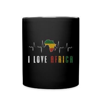 Africa Nature Conservation - Full Colour Mug - black - Front