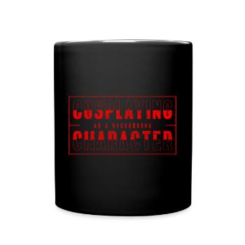 Cosplay Manga Passion Fan - Full Colour Mug - black - Front