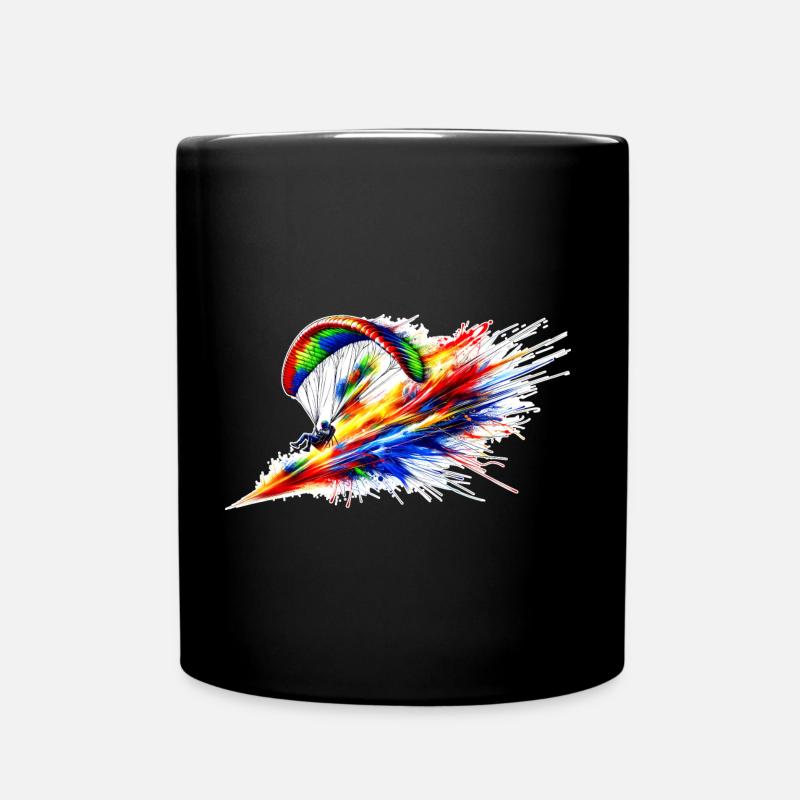 Parapente - Color Splash - Mug uni - noir