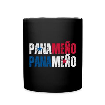 Drapeau panaméen, fierté panaméenne - Mug uni - noir - Devant