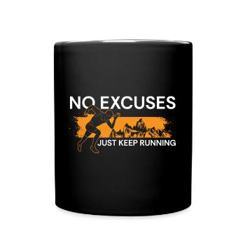 Runners Running Shoes Jogger Sprint - Full Colour Mug - black - Front
