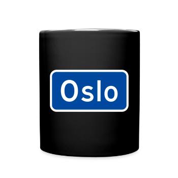 Oslo - Tasse einfarbig - Schwarz - Vorne
