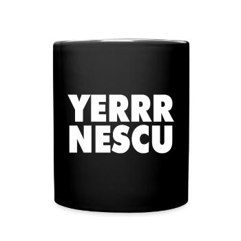 Yerrr Nescu - Tasse einfarbig - Schwarz - Vorne