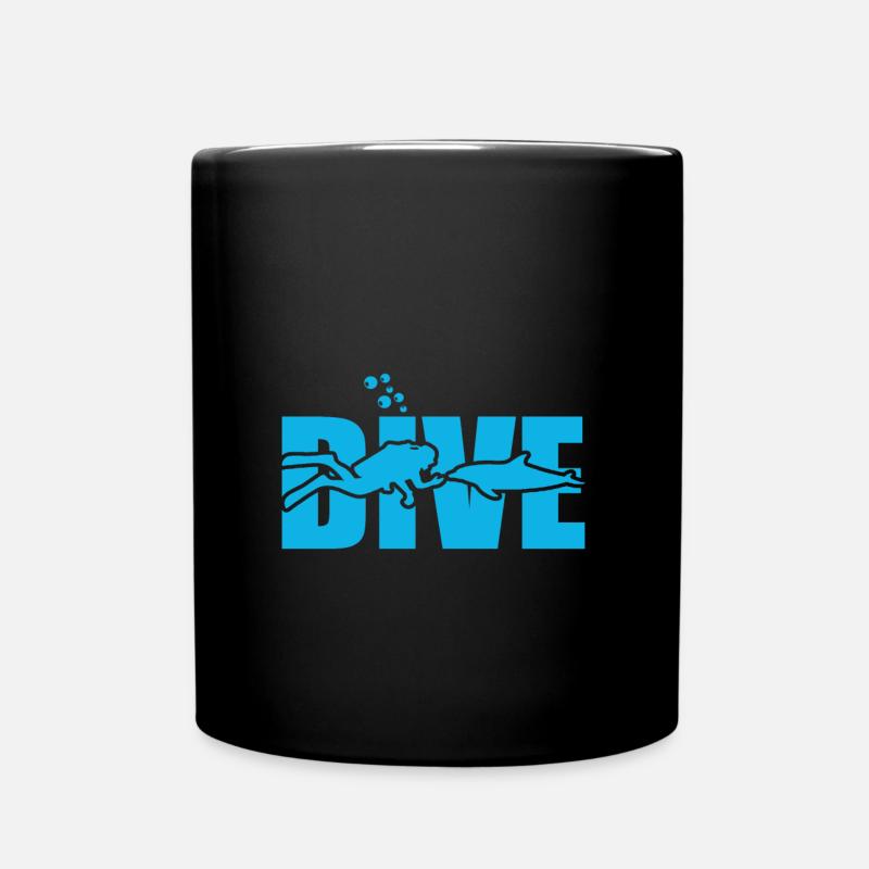 Plongée Plongée - Mug uni - noir