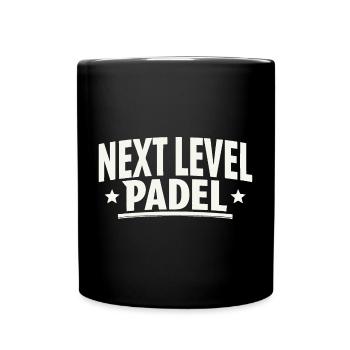 Padel Design Next Level Shirt Hoodie - Full Colour Mug - black - Front