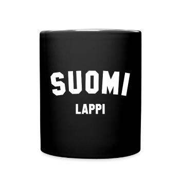 LAPPI Suomi Lappland Finnland - Tasse einfarbig - Schwarz - Vorne