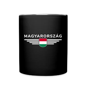 Hungary Fan, Outfit T Shirt Design - Full Colour Mug - black - Front