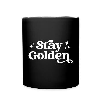 Stay Golden - Full Colour Mug - black - Front