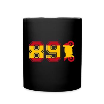 89 Nombre Motards Espagne Moto - Mug uni - noir - Devant
