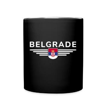 T-Shirt Belgrade – Pour les fans de la capitale - Mug uni - noir - Devant