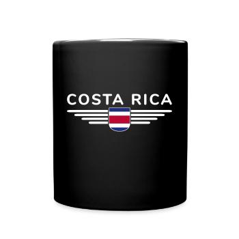 Costa Rica T-Shirt – Pura Vida Style - Full Colour Mug - black - Front