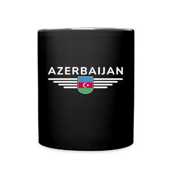 Azerbaijan Design – For Fans & Travelers - Full Colour Mug - black - Front