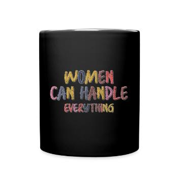 Femmes Pouvoir Égalité Rétro - Mug uni - noir - Devant