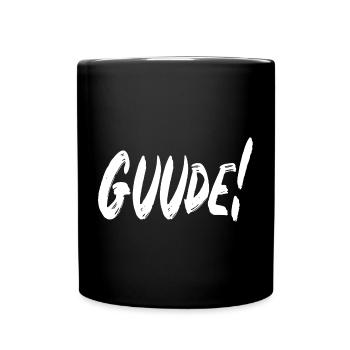 Guude! - Tasse einfarbig - Schwarz - Vorne