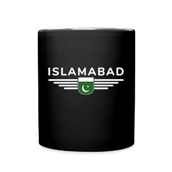 Islamabad Design – Style de la capitale - Mug uni - noir - Devant