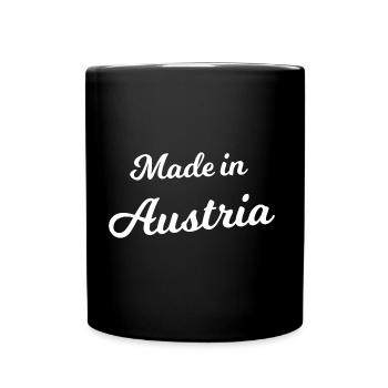 Made in beautiful Austria - Full Colour Mug - black - Front